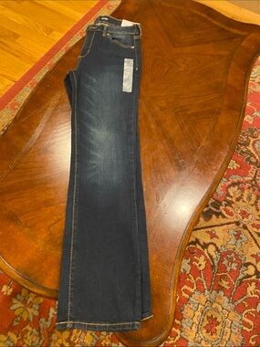 Old Navy Dark Blue Straight-Leg Jeans